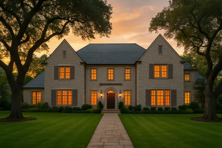 Illustrative Tarrytown traditional estate home